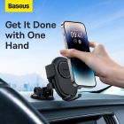 Автотримач для телефона Baseus UltraControl Lite Series Car Holder Cluster Black