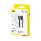 Кабель Baseus Foamed Silicone Fast Charging Data Cable USB to Type-C 100W Comic 1m Black