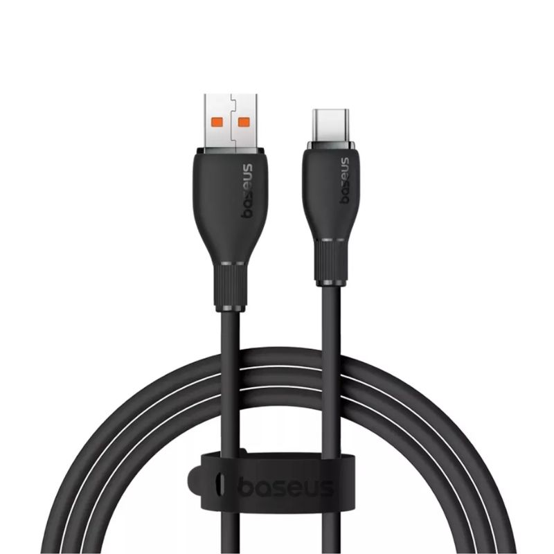 Кабель Baseus Pudding Series Fast Charging Cable USB to Type-C 100W 2m Cluster Black