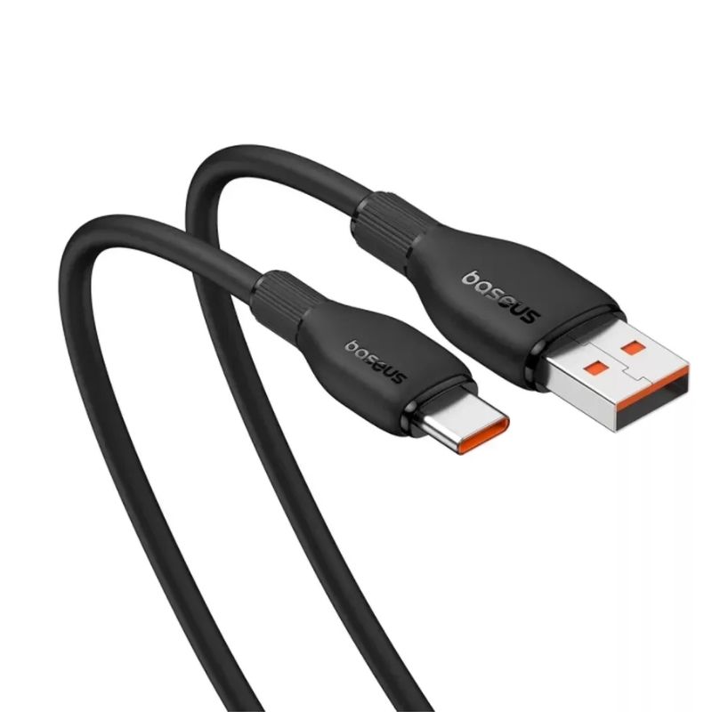 Кабель Baseus Pudding Series Fast Charging Cable USB to Type-C 100W 2m Cluster Black