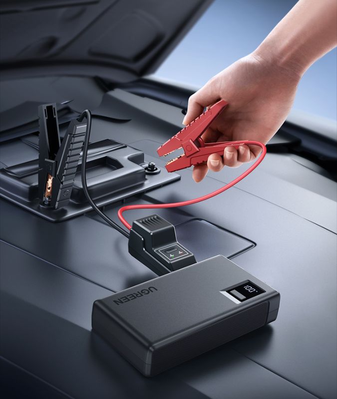 Автомобільний пуско-зарядний пристрій UGREEN ES702 12000mAh Car Jump Starter