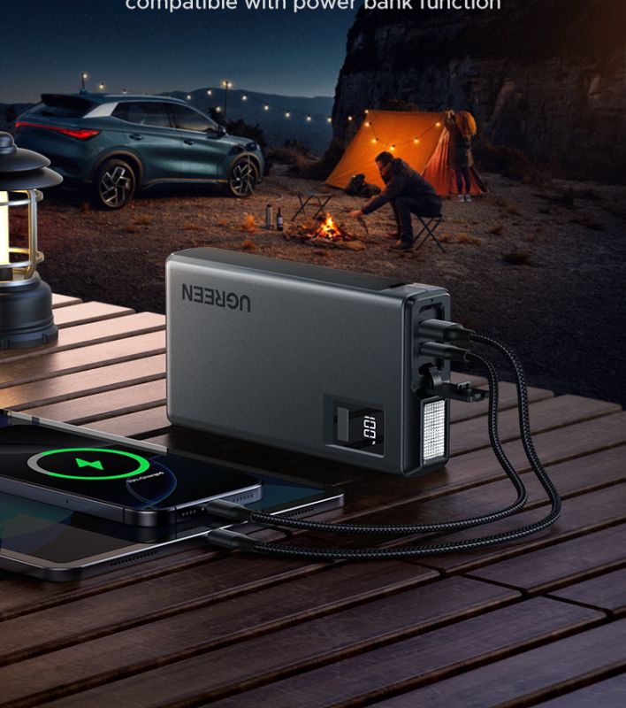 Автомобільний пуско-зарядний пристрій UGREEN ES702 12000mAh Car Jump Starter