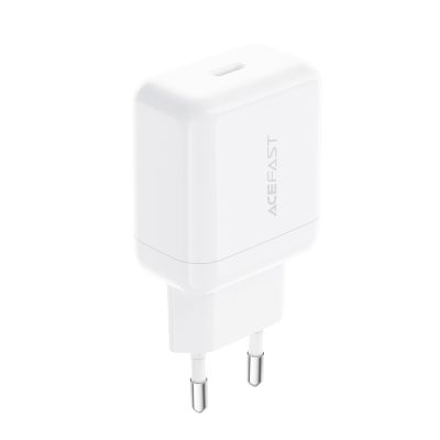 Мережевий зарядний пристрій ACEFAST A130 PD20W single USB-C charger White