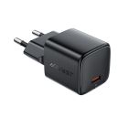 Мережевий зарядний пристрій ACEFAST A117 PD20W mini GaN USB-C fast charger Black
