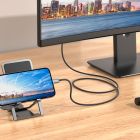 Перехідник HOCO UA27 HD on-screen cable iP to HDTV Metal Gray