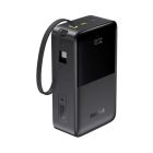 Зовнішній акумулятор Baseus EnerFill FC51 Bipow 2 Pro Digital Display Power Bank with Built-in Cable 30000mAh 22.5W Cosmic Black