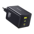Мережевий зарядний пристрій -Baseus EnerFill FE11 Fast Charger 2C+U 100W EU Cosmic Black