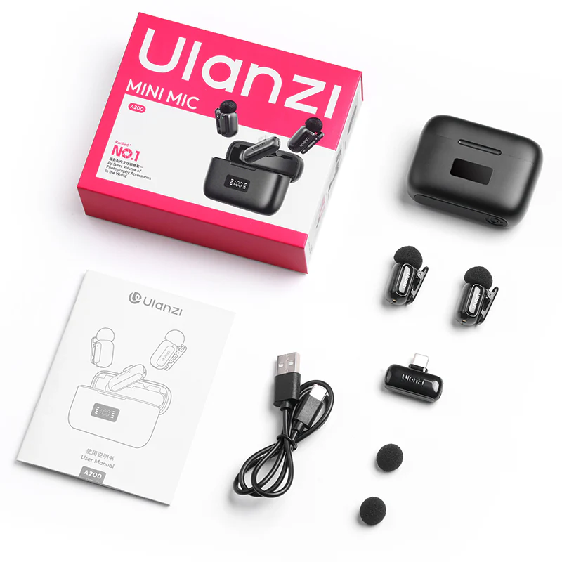 Мікрофон Ulanzi A200 Mini Mic (Black)