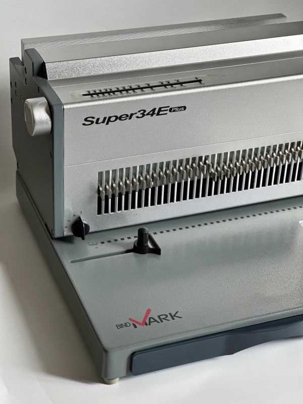 Біндер на металеву пружину bindMARK Super 34E PLUS (3:1), професійний,  електричний