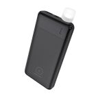Зовнішній акумулятор WUW Y162  10000mAh + Led ліхтарик  Black