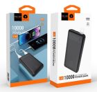 Зовнішній акумулятор WUW Y162  10000mAh + Led ліхтарик  Black