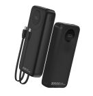 Зовнішній акумулятор WUW Y202 （PD22.5W quick charge) 20000mAh Black