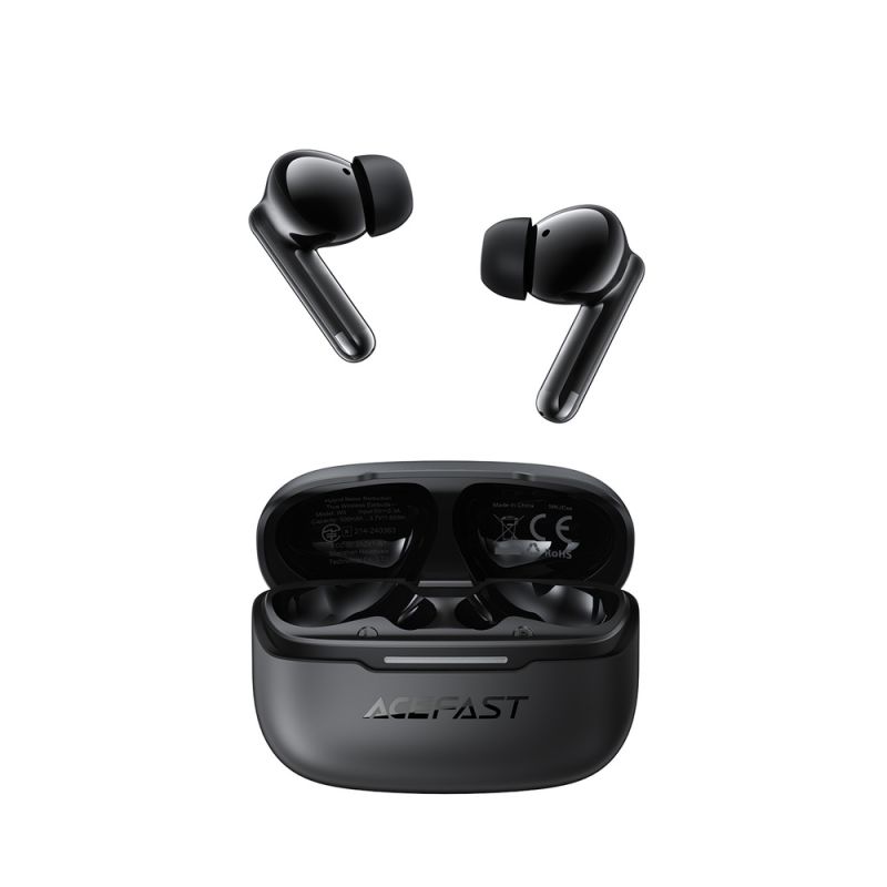 Бездротові навушники ACEFAST W5 Hybrid ANC,  IPX4, Black