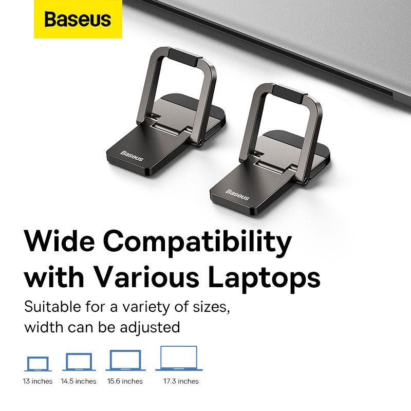 Підставка для ноутбука Baseus Slim Laptop Kickstand （2pcs）Grey