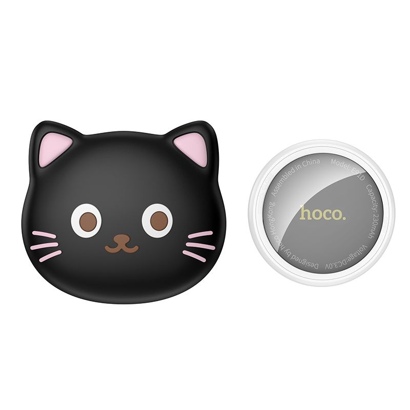 Трекер HOCO E91D Tiger smart anti-lost device(cat collar type) Black