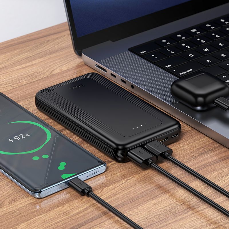 Зовнішній акумулятор HOCO J165 Honey power bank(10000mAh) Black