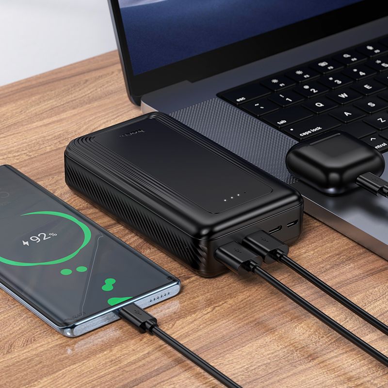 Зовнішній акумулятор HOCO J165A Honey power bank(20000mAh) Black