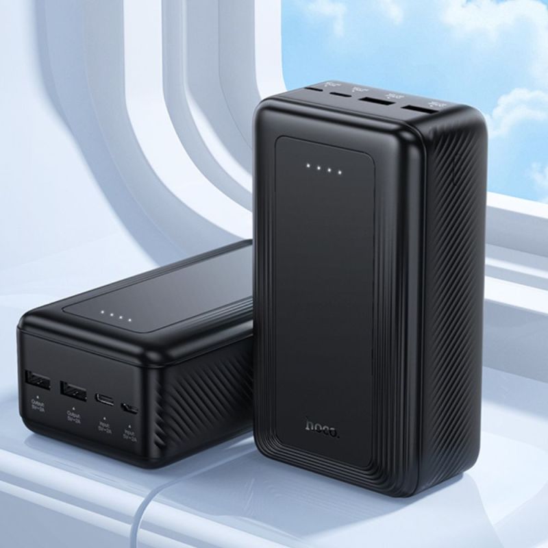Зовнішній акумулятор HOCO J165B Honey power bank(30000mAh) Black