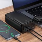 Зовнішній акумулятор HOCO J165B Honey power bank(30000mAh) Black