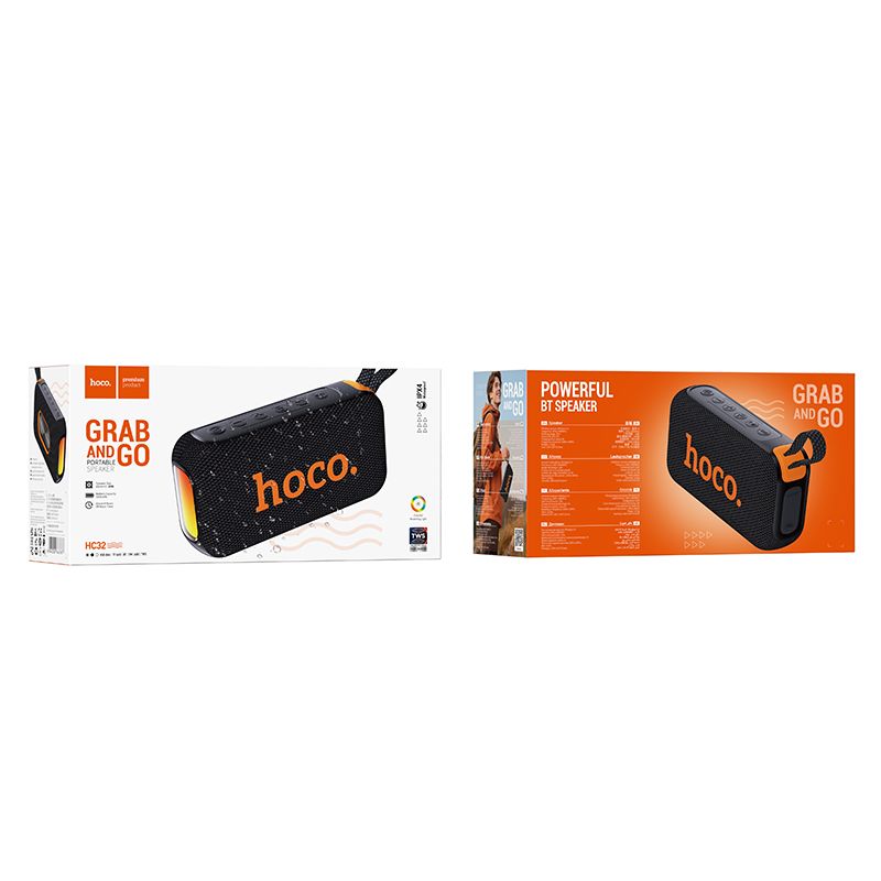 Портативна колонка HOCO HC32 Smart sound sports BT speaker Black