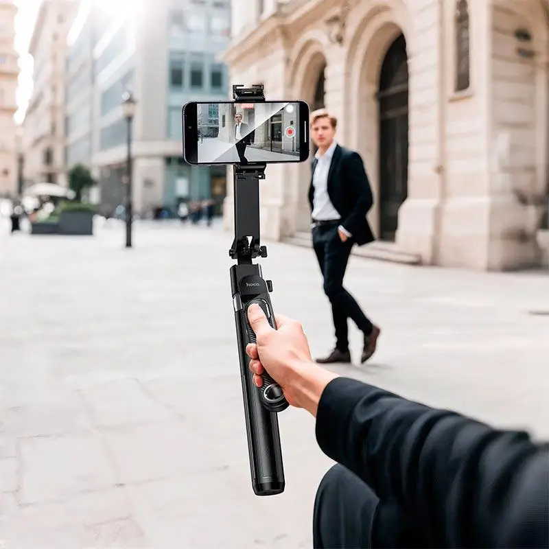 Селфі-монопод HOCO K32 Soporte smart live broadcast holder Black
