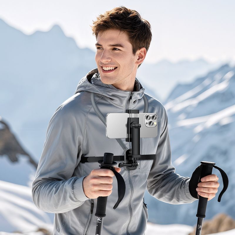Кріплення для телефона на шию HOCO K30 Campo neck-hanging holder Black Gray