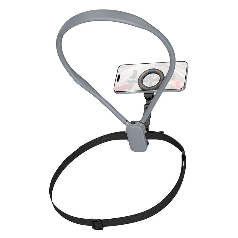 Кріплення для телефона на шию HOCO K31 Campo magnetic neck-hanging holder Black Gray