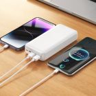 Зовнішній акумулятор BOROFONE BJ80A Clever 22.5W+PD20W fully compatible power bank(20000mAh) White