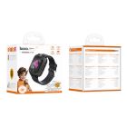 Дитячий смарт-годинник HOCO Y105A 36mm. 400 mAh. children phone watch Black (rus версія)