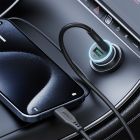 Автомобільний зарядний пристрій ACEFAST B16 95W (USB-A+USB-C) dual port metal car charger set (P5) Metal Gray
