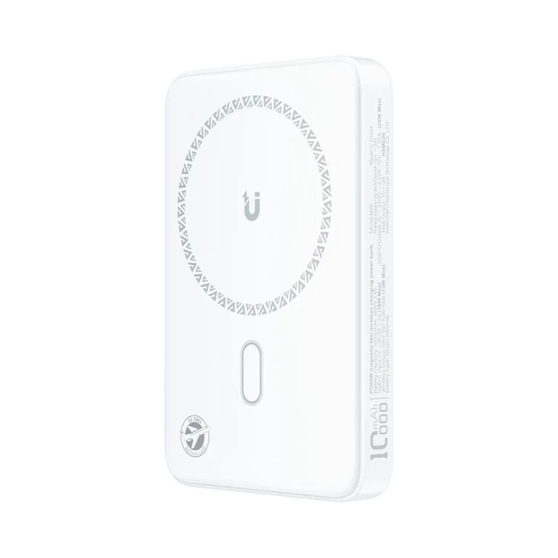 Зовнішній акумулятор ACEFAST M26-10000 PD20W magnetic fast wireless charging power bank White