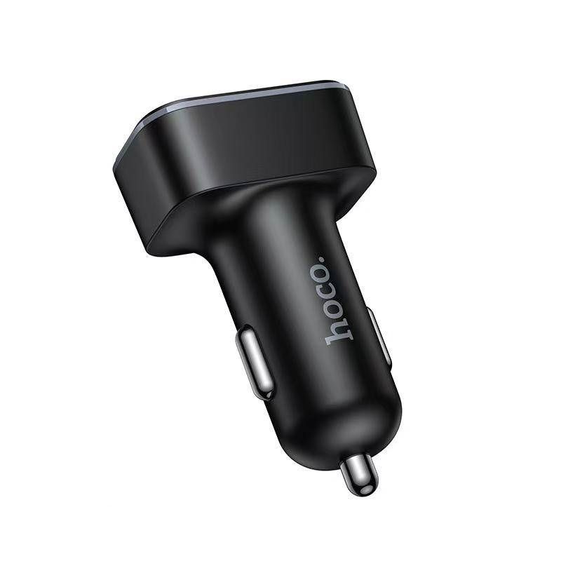 Автомобільний зарядний пристрій HOCO Z63 Barry four-port car charger Black