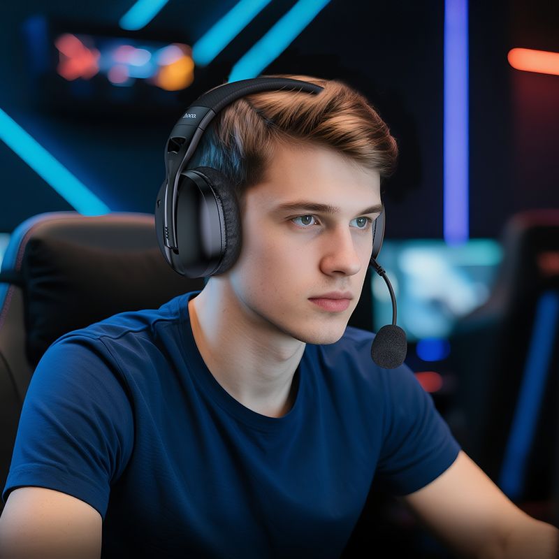 Навушники ігрові HOCO W114 Magic four-mode gaming headphones Black