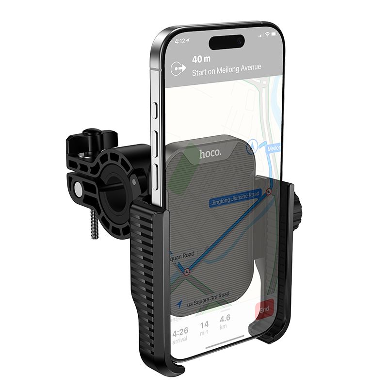 Вело/Мото тримач для телефона HOCO H91 Milly motorcycle bicycle universal holder Black