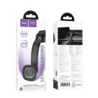 Автотримач для телефона з БЗП HOCO HW31 Crown magnetic wireless charging car holder(center console) Black Metal Gray