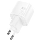 Мережевий зарядний пристрій HOCO N66 Ingenious single port PD35W charger White