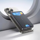 Зовнішній акумулятор HOCO Q46 Title PD20W magnetic power bank+card holder+phone holder(5000mAh) Silver Gray