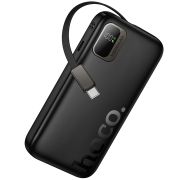 Зовнішній акумулятор HOCO Q51 Key PD20W power bank with telescopic cable(10000mAh) Black