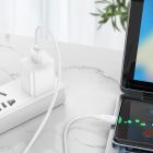 Кабель HOCO X96 Hyper 27W charging data cable Type-C White