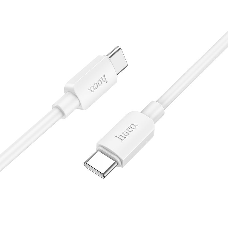 Кабель HOCO X96 Hyper 60W fast charging data cable Type-C to Type-C White