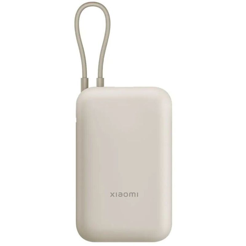 Зовнішній акумулятор Xiaomi Power Bank 10000mAh (Integrated Cable) Tan GL