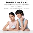 Зовнішній акумулятор Baseus EnerFill FC11 Digital Display Power Bank with Dual Built-in Cables 20000mAh 22.5W Cosmic Black