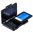 Зовнішня кишеня для накопичувача A-DATA EC600 для 2.5'' HDD/SSD USB3.2 Gen2 Black