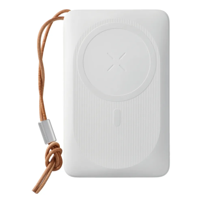 Зовнішній акумулятор VEGER 10000 mAh with wireless charging compatible with MagSafe PD QC3.0 2A 20W MagOn (VP1151 / W1151) white