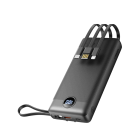 Зовнішній акумулятор VEGER 20000 mAh with built-in cables Micro USB / Type C / Lightning C20 (W2047 / W2059) black