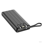 Зовнішній акумулятор VEGER 20000 mAh with built-in cables Micro USB / Type C / Lightning C20 (W2047 / W2059) black