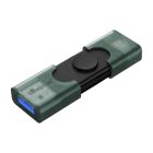Флеш-накопичувач Kingston 128GB DataTraveler DuoG2 USB-A + USB-C 3.2 Gen1 Black/Green