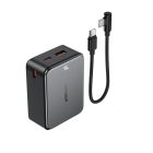 Зовнішній акумулятор ACEFAST M28-10000 22.5W fast charging power bank with cable Black
