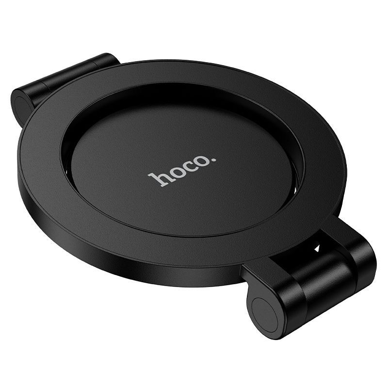 Автотримач для телефона HOCO H98 Rider folding Ring Magnetic Car holder(center console) Black