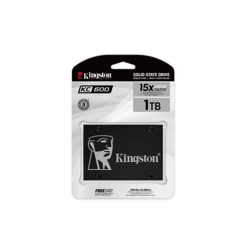 Накопичувач SSD Kingston KC600 1024GB 2.5" SATAIII